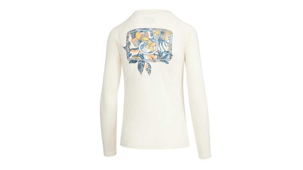 AVID Sportswear Islamorada Avidry Long Sleeve Shirt - Womens, Bone, Extra Small, WK12402BONXS