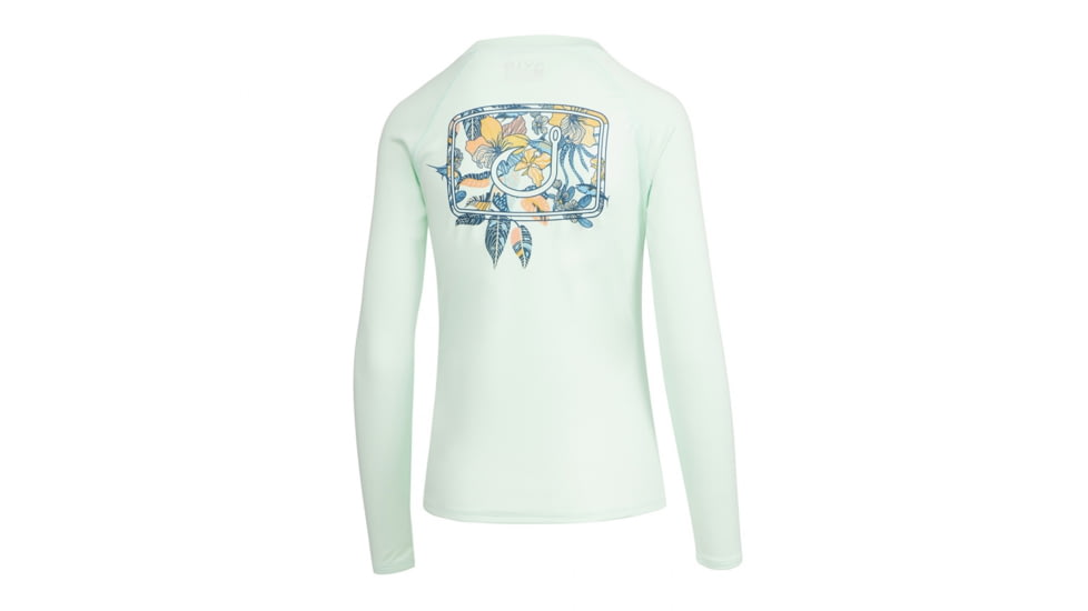 AVID Sportswear Islamorada Avidry Long Sleeve Shirt - Womens, Seafoam, Extra Small, WK12402SFMXS