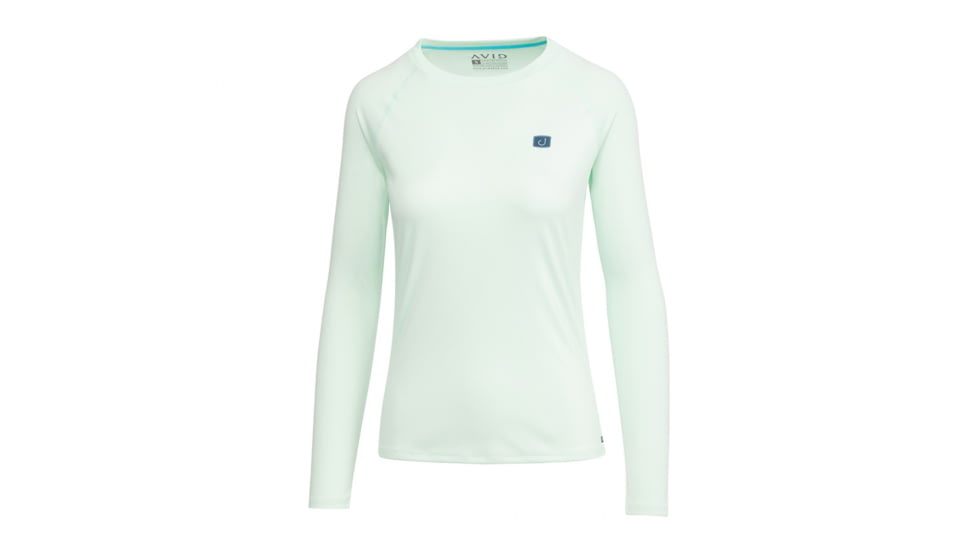AVID Sportswear Islamorada Avidry Long Sleeve Shirt - Womens, Seafoam, Extra Small, WK12402SFMXS