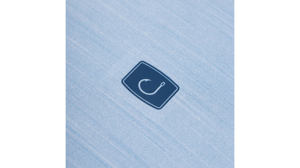 AVID Sportswear Islamorada Icon Pacifico Long Sleeve Shirt - Mens, Sky, 2XL, MK32436SKY2X