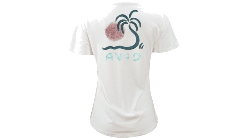 AVID Sportswear Island Queen T-Shirt - Womens, White, Small/Medium, WT12301WHTSM