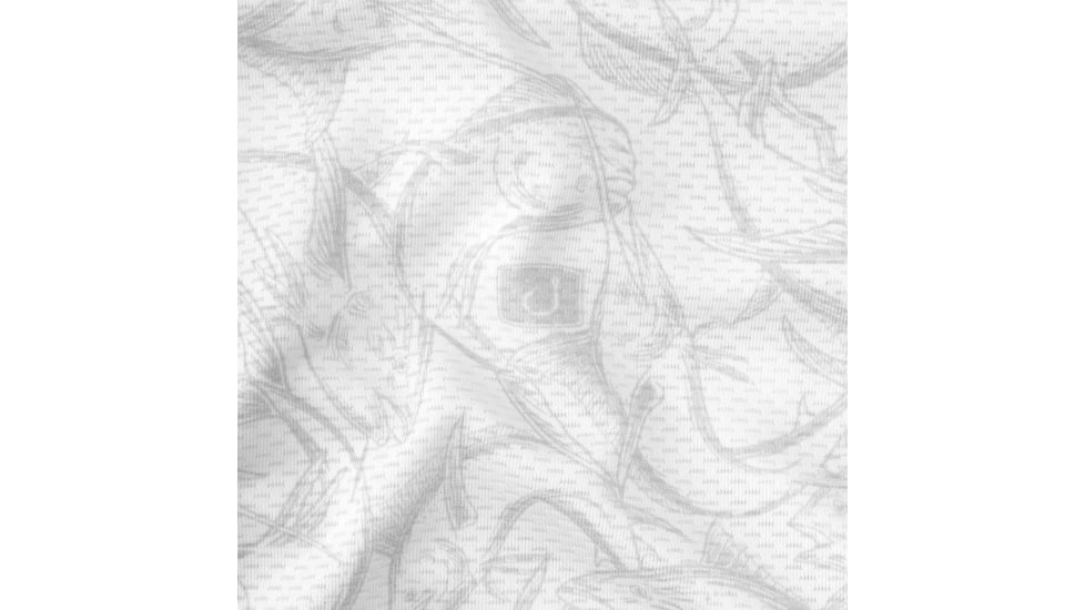 AVID Sportswear Trophy Fish Avidry Airmesh Hoodie - Mens, White, Extra Large, MK32422WHTXL