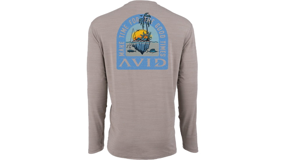 AVID Sportswear Make Time Pacifico Long Sleeve Shirt - Mens, Glacier, 2XL, MK32341GLG2X