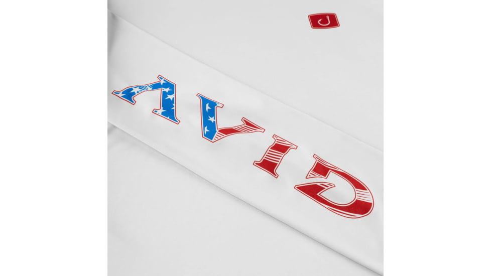 AVID Sportswear Marlin Pride Kinetic Avidry Hoodie - Mens, Glacier, Medium, MK32430GLGMD