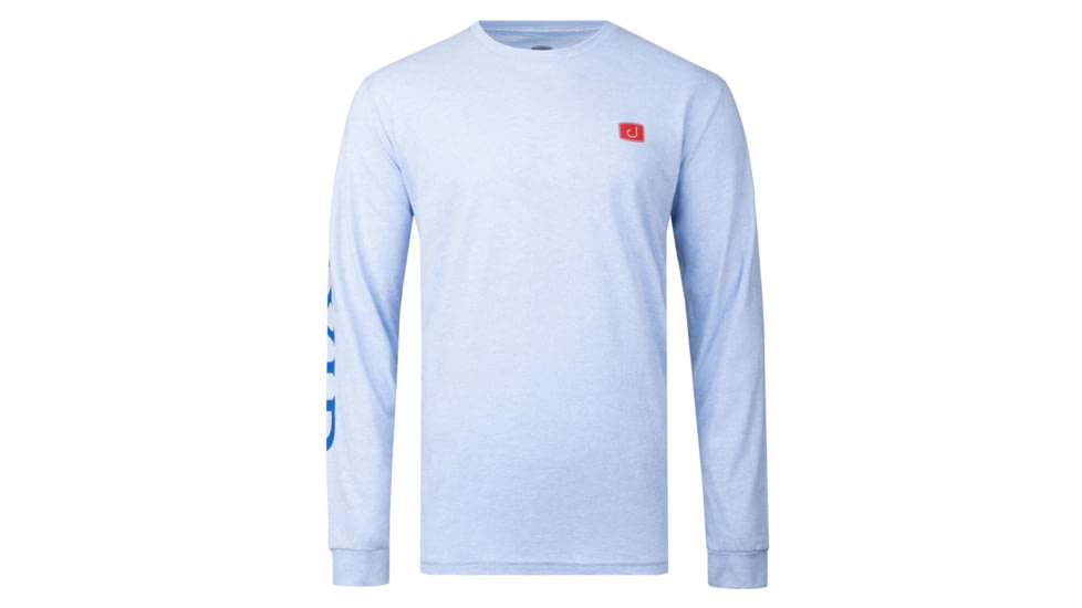 AVID Sportswear Marlin Pride Long Sleeve T-Shirt - Mens, Heather Sky, Large, MT32422HSKLG