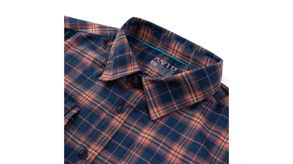 AVID Sportswear Newport Flannel Shirt - Mens, Abyss, Extra Large, MV32401ABYXL