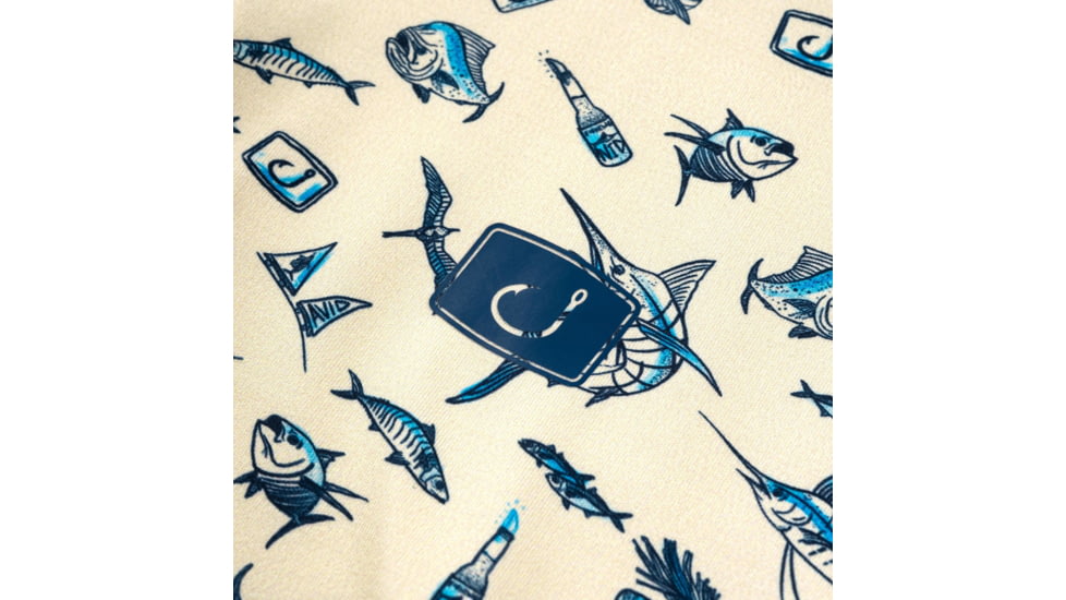 AVID Sportswear Offshore Pacifico Polo - Mens, Bone, Extra Large, MK32414BONXL