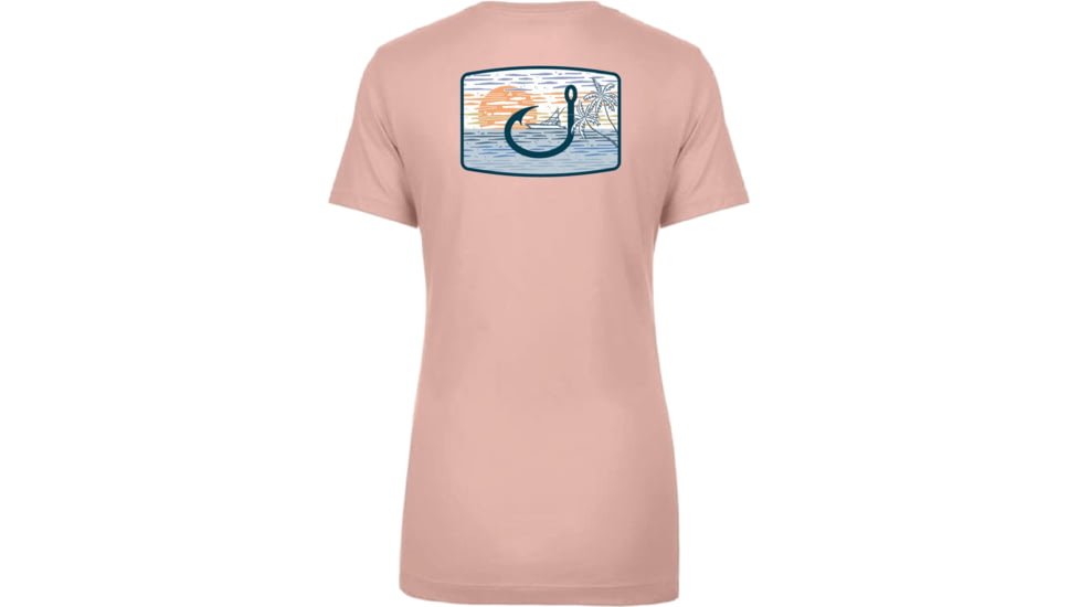 AVID Sportswear Paradise Icon T-Shirt - Womens, Desert Pink, Small/Medium, WT12303DPKSM