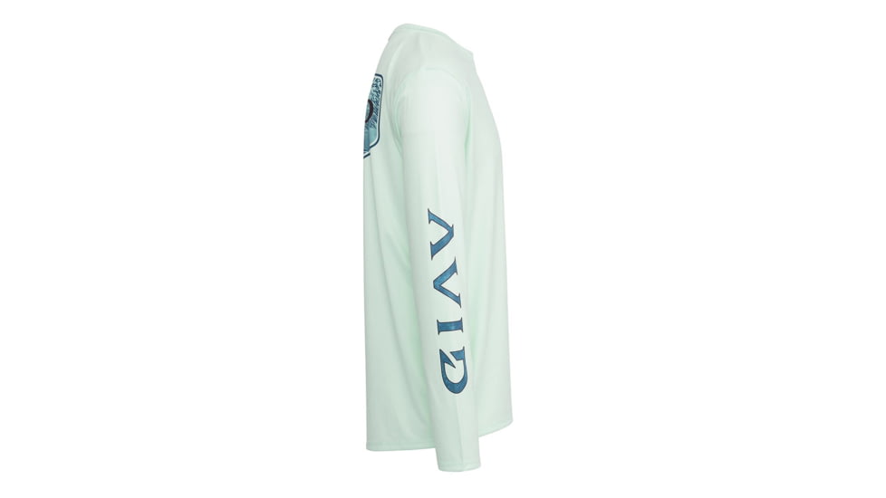AVID Sportswear Payout Avidry Long Sleeve Shirt - Mens, Seafoam, Medium, MK12427SFMMD