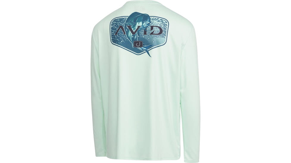 AVID Sportswear Payout Avidry Long Sleeve Shirt - Mens, Seafoam, Medium, MK12427SFMMD