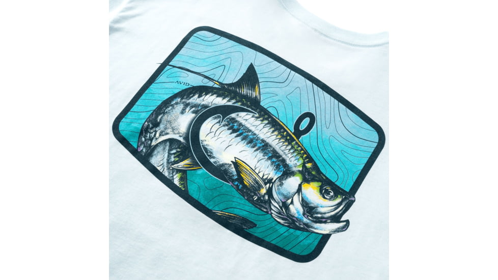 AVID Sportswear Scaled Icon T-Shirt - Mens, Seafoam, Medium, MT32416SFMMD