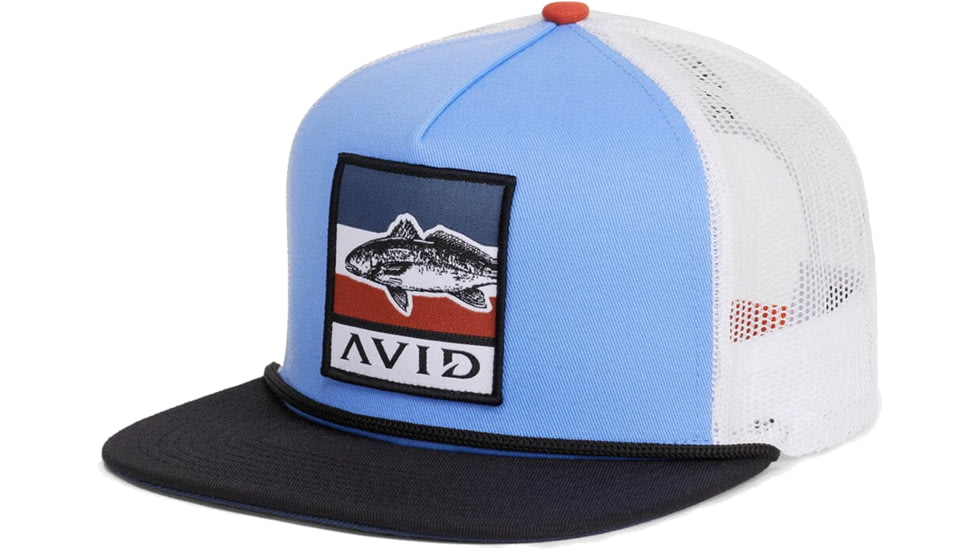 AVID Sportswear Shores Retro Flat Bill Hat - Mens, Sky, One Size, MH12419SKYOS