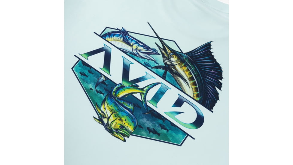 AVID Sportswear Slammed Avidry Long Sleeve Shirt - Mens, Seafoam, 2XL, MK12426SFM2X