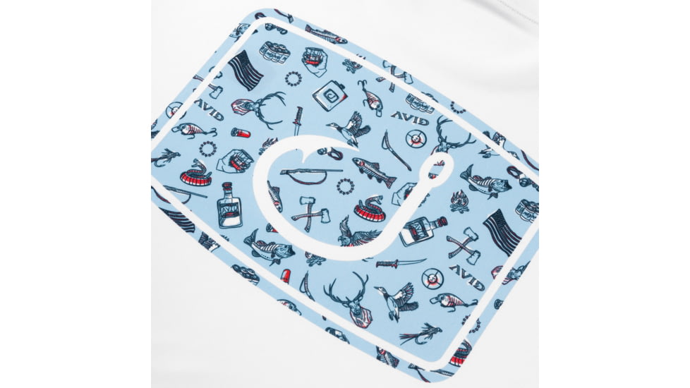 AVID Sportswear Sportsman Icon Avidry Long Sleeve Shirt - Mens, White, Extra Large, MK32432WHTXL