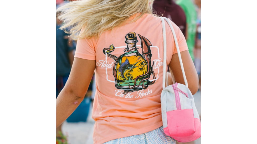 AVID Sportswear Squid Row T-Shirt - Womens, Light Orange, Large, WT12400LORLG