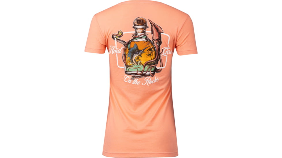 AVID Sportswear Squid Row T-Shirt - Womens, Light Orange, Large, WT12400LORLG