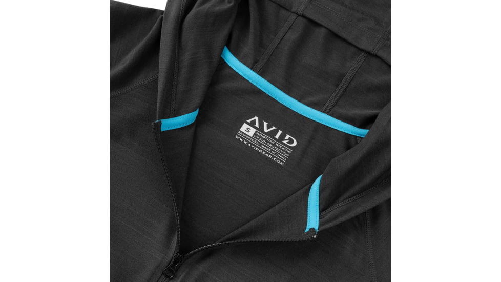 AVID Sportswear Sunny Pacifico Zip Hoodie - Womens, Vintage Black, Medium, WK12406VBKMD