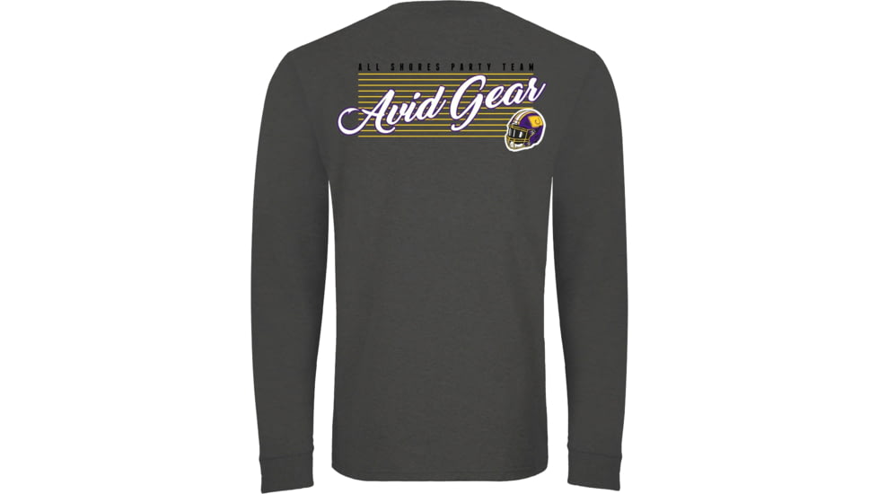 AVID Sportswear Throwback Long Sleeve T-Shirt - Mens, Purple, Small/Medium, MT32350PRLSM