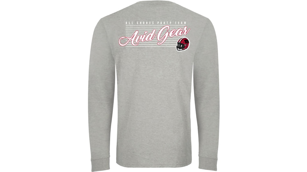 AVID Sportswear Throwback Long Sleeve T-Shirt - Mens, Red-Black, Medium, MT32350RBKMD