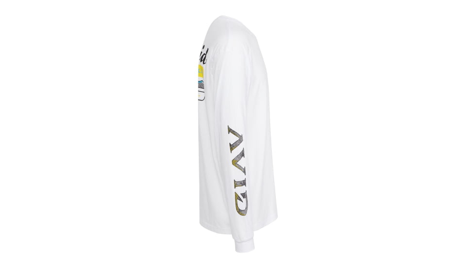 AVID Sportswear Treasure Long Sleeve T-Shirt - Mens, White, Large, MT12421WHTLG