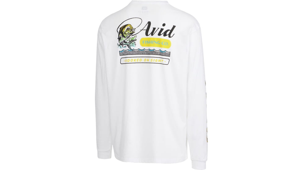 AVID Sportswear Treasure Long Sleeve T-Shirt - Mens, White, Large, MT12421WHTLG
