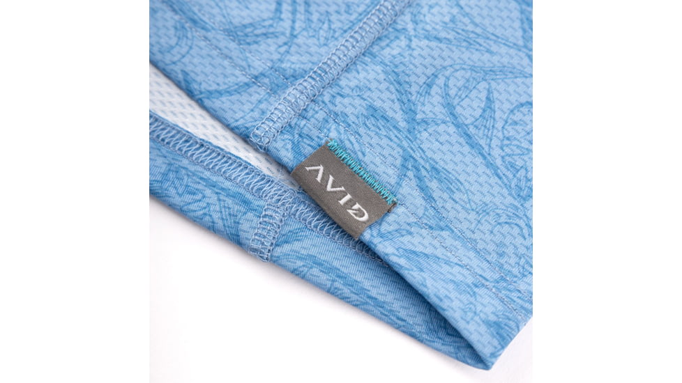 AVID Sportswear Trophy Fish Avidry Airmesh Hoodie - Mens, Sky, Large, MK32422SKYLG