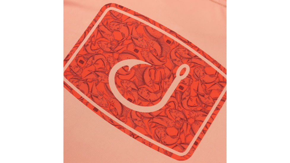 AVID Sportswear Trophy Fish Avidry Long Sleeve Shirt - Womens, Guava, Medium, WK32408GUAMD