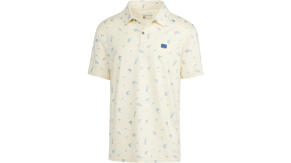 AVID Sportswear West Winds Pacifico Performance Polo - Mens, Bone, Small/Medium, MK12411BONSM