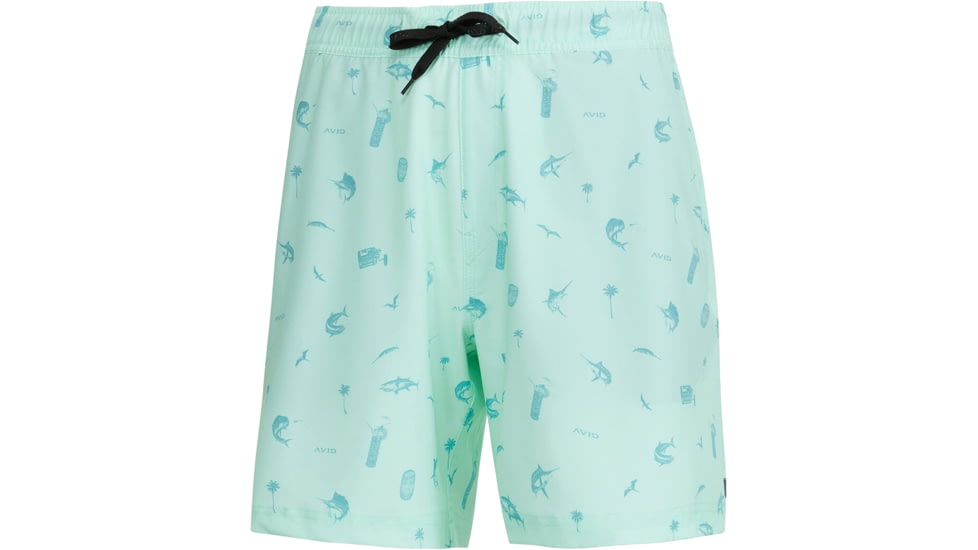 AVID Sportswear Westwinds Volley Shorts - Mens, Seafoam, Small/Medium, MS12405SFMSM