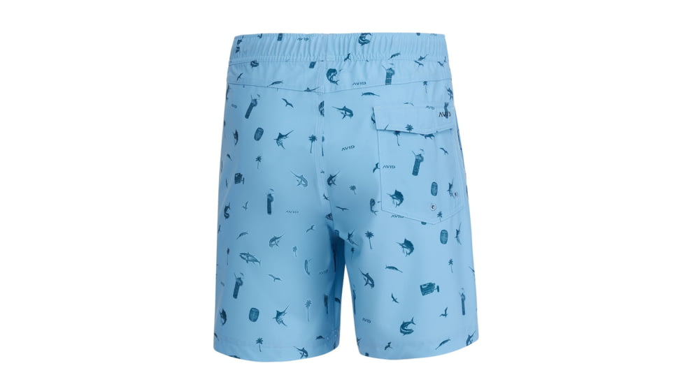 AVID Sportswear Westwinds Volley Shorts - Mens, Sky, Small/Medium, MS12405SKYSM