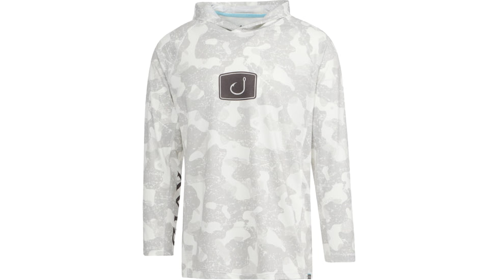 AVID Sportswear Youth Camo Airmesh Hoodie - Boys, Shelter White, Small/Medium, YK12406SHWSM