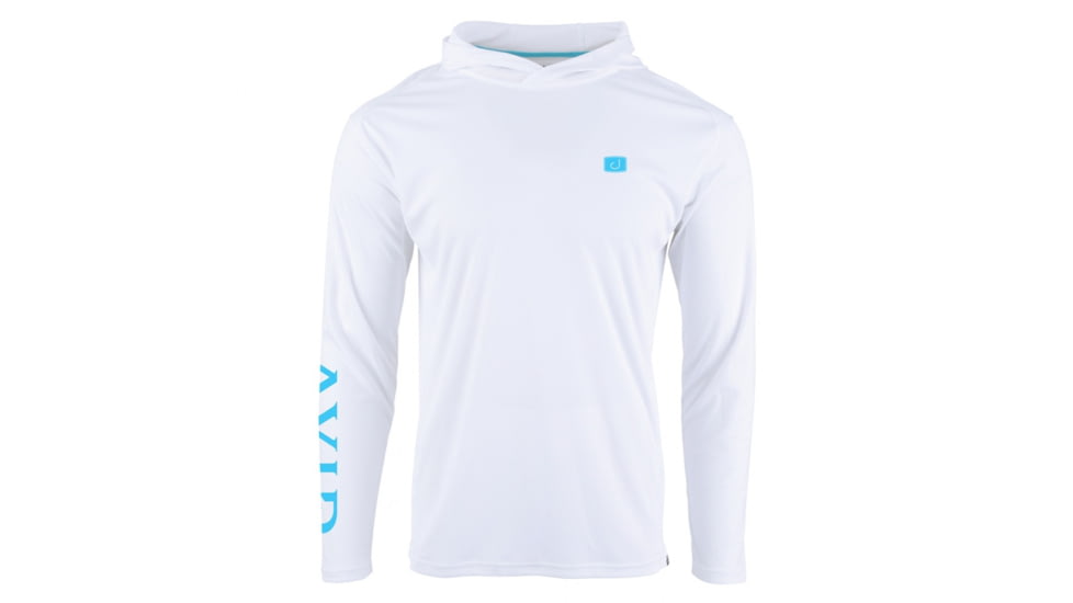 AVID Sportswear Youth Tradewinds Kinetic Avidry Long Sleeve Shirt - Boys, White, Extra Large, YK32309WHTXL