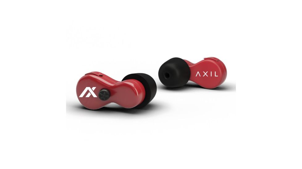 Axil Ghost Stryke II Digital Earplugs, Red, OSFA, GS2-RED