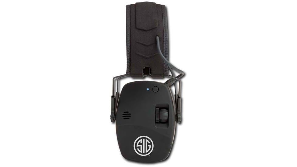 AXIL TRACKR Blu Bluetooth Earmuffs, Black, Medium, TRACKRBT-BS