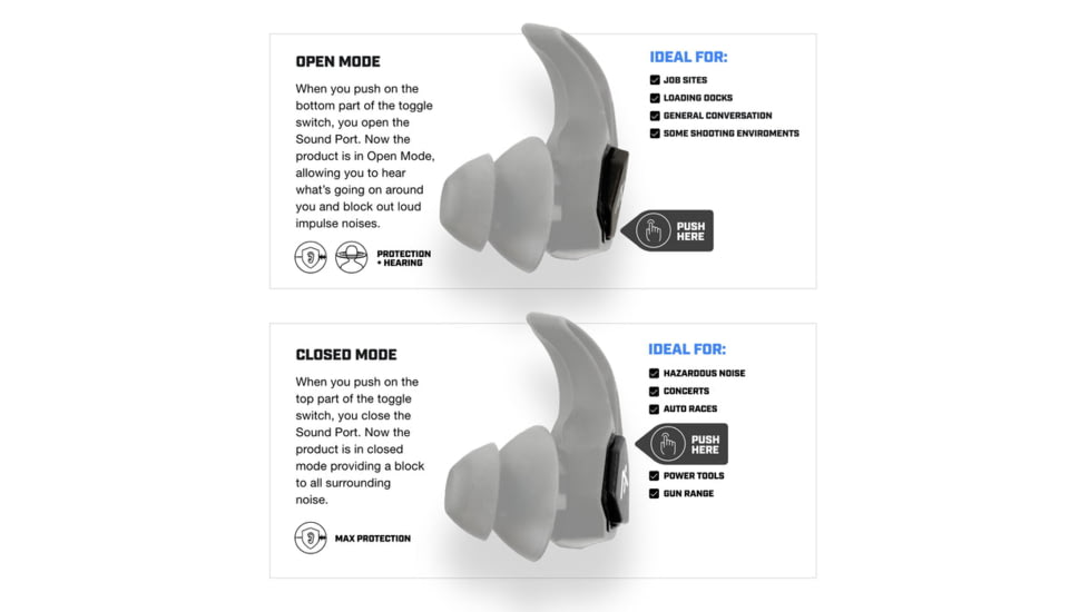 AXIL X30i Earplugs, Bone White, Small, X30i-Bone