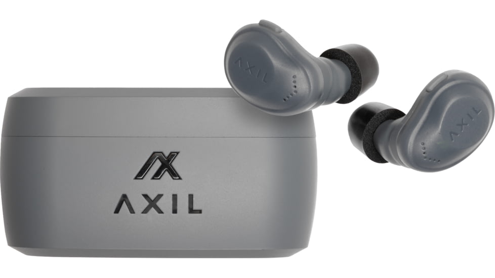 AXIL XCOR Digital Tactical Earbuds, 19-29 dB, In The Ear, Black, XCORDIGR