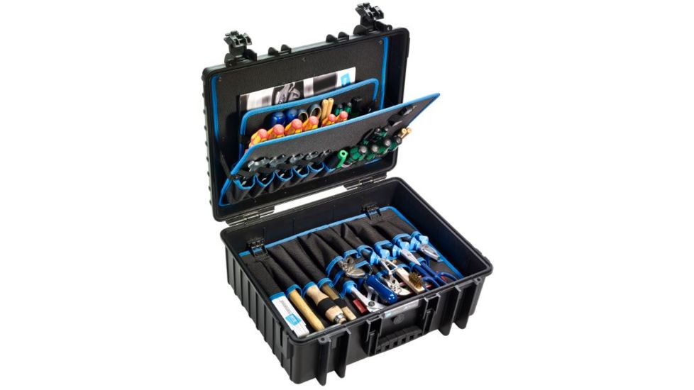 B&amp;W International Jet 6000 Outdoor Tool Case With Pocket Tool Boards, Black, Medium 117.18/P