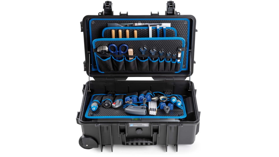 B&amp;W International Jumbo 6600 Outdoor Tool Case With Pocket Tool Boards, Black, 117.20/P