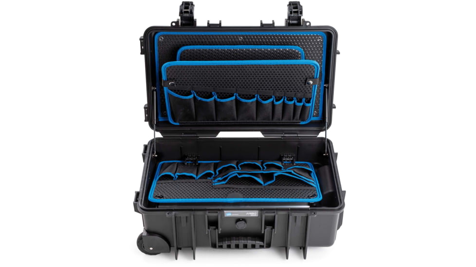 B&amp;W International Jumbo 6600 Outdoor Tool Case With Pocket Tool Boards, Black, 117.20/P
