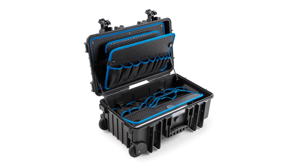 B&amp;W International Jumbo 6600 Outdoor Tool Case With Pocket Tool Boards, Black, 117.20/P