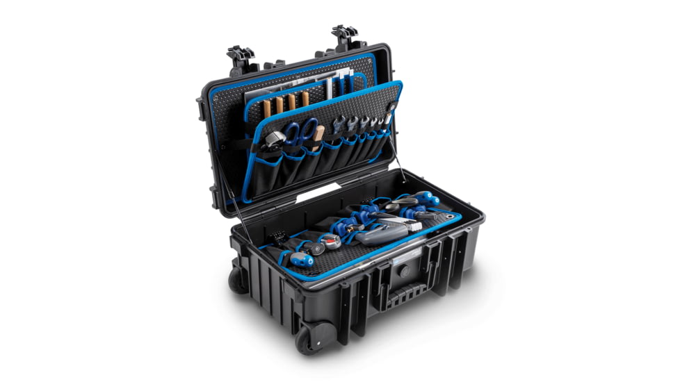 B&amp;W International Jumbo 6600 Outdoor Tool Case With Pocket Tool Boards, Black, 117.20/P