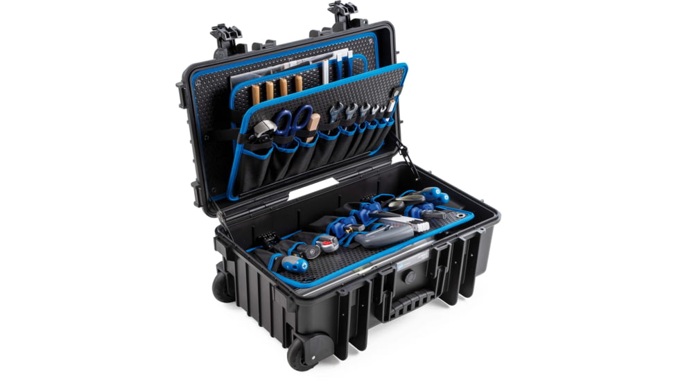 B&amp;W International Jumbo 6600 Outdoor Tool Case With Pocket Tool Boards, Black, 117.20/P