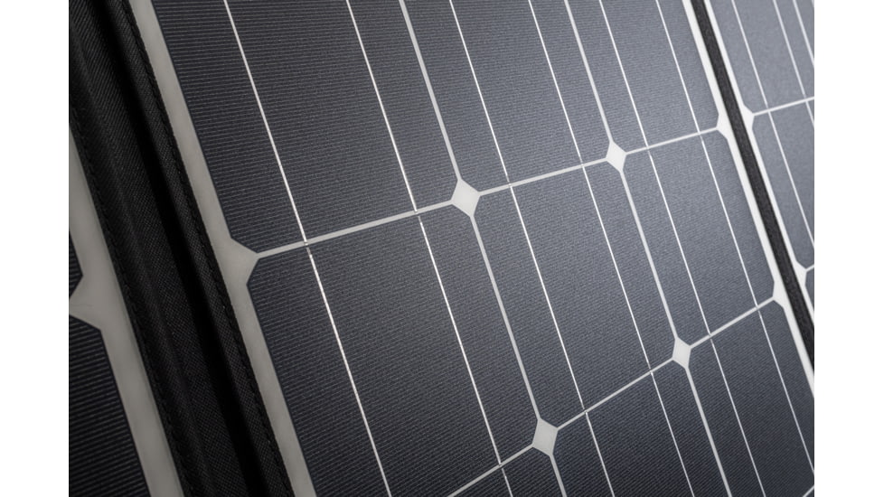 B&amp;W International Solar Panel, 100W - 12 V, Black, 105491