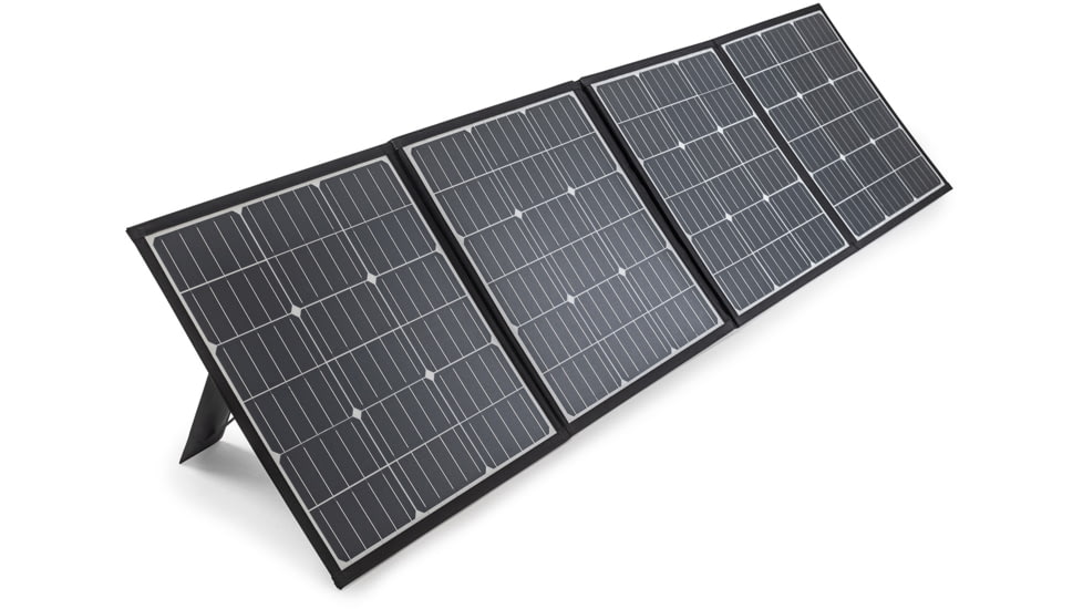B&amp;W International Solar Panel, 200W - 12 V, Black, 105492