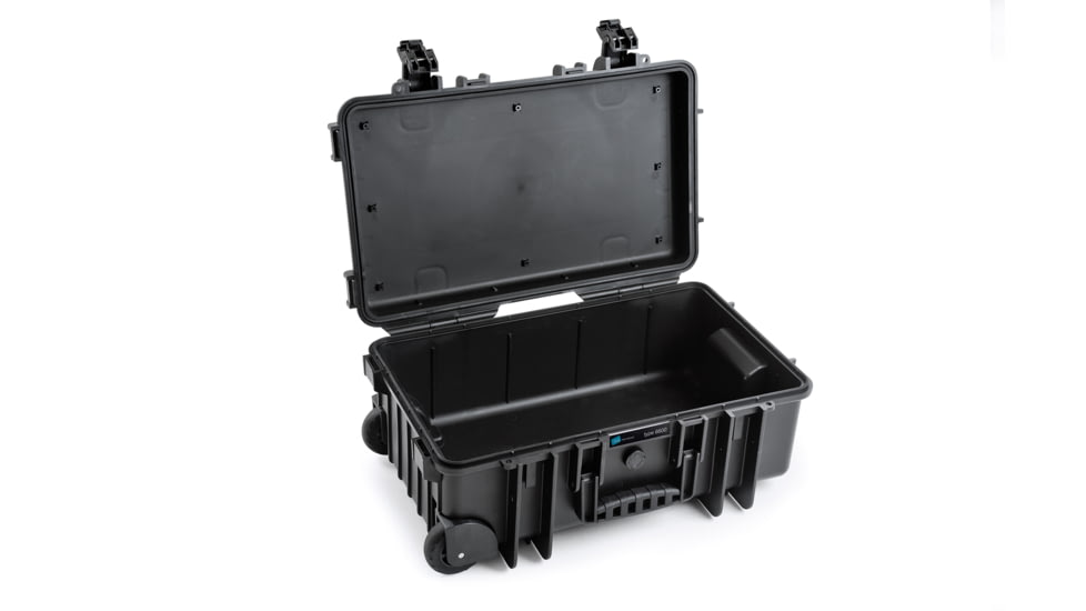 B&amp;W International Type 6600 Outdoor Case, Empty, Black, 550 x 350 x 225 mm, 6600/B
