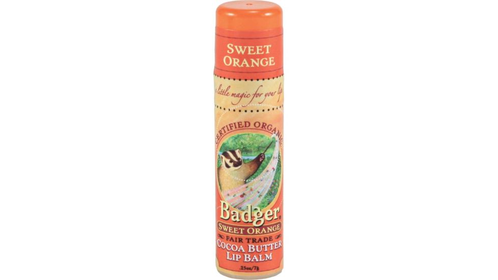 Badger Ordnance Sweet Orange Cocoa Lip Balm 12593