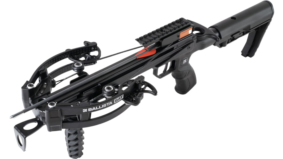 Ballista BAT Crossbow w/L-Buttstock 130 lb. 330fps, Black, BAL-CB-01-LS