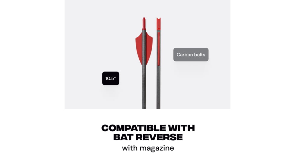 Ballista BAT Reverse Crossbow w/Magazine 150 lb. 420fps, Black, BAL-CB-02-M