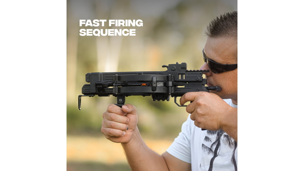 Ballista BAT Reverse Crossbow w/Magazine 150 lb. 420fps, Black, BAL-CB-02-M