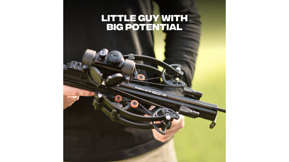 Ballista BAT Reverse Crossbow w/L-Buttstock 150 lb. 420fps, Black, BAL-CB-02-LS